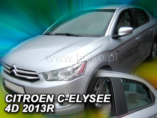 ALL IN POINT ΑΝΕΜΟΘΡΑΥΣΤΕΣ ΓΙΑ CITROEN C-ELYSEE 4D 2013+ ΣΕΤ ΑΥΤΟΚΙΝΗΤΟΥ ΑΠΟ ΕΥΚΑΜΠΤΟ ΦΙΜΕ ΠΛΑΣΤΙΚΟ HEKO - 4 ΤΕΜ. - AIN-169072 iluma.GR