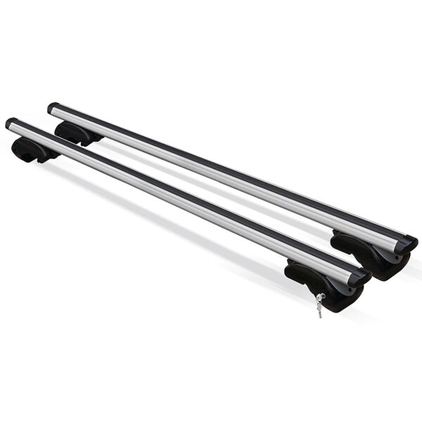 ALL IN POINT ΜΠΑΡΕΣ ΟΡΟΦΗΣ ΑΛΟΥΜΙΝΙΟΥ DOZER XXL 150 cm ΣΕ ΑΣΗΜΙ ΧΡΩΜΑ ΓΙΑ ΟΡΟΦΗ ΜΕ RAISED RAILS MENABO - 2 ΤΕΜ. - AIN-140887 iluma.GR