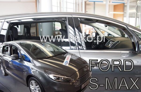 ALL IN POINT ΑΝΕΜΟΘΡΑΥΣΤΕΣ ΓΙΑ FORD S-MAX 2016+ ΣΕΤ ΑΥΤΟΚΙΝΗΤΟΥ ΑΠΟ ΕΥΚΑΜΠΤΟ ΦΙΜΕ ΠΛΑΣΤΙΚΟ HEKO - 4 ΤΕΜ. - AIN-169075 iluma.GR