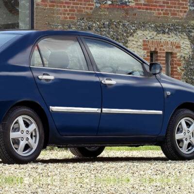 ALL IN POINT ΔΙΑΚΟΣΜΗΤΙΚΗ ΦΑΣΑ ΠΟΡΤΑΣ ΧΡΩΜΙΟ 4ΤΕΜ. ΓΙΑ TOYOTA COROLLA 4/5D 02-07 - AIN-144587 LEFKELIS.GR