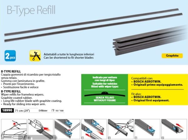 ALL IN POINT ΛΑΣΤΙΧΑ ΥΑΛΟΚΑΘΑΡΙΣΤΗΡΩΝ BOSCH AEROTWIN REFILL ΓΡΑΦΙΤΗΣ 71cm (29 INCH) 2ΤΕΜ. ΚΑΤΑΛΛΗΛΑ ΓΙΑ FLAT ΝΕΟΥ ΤΥΠΟΥ ΥΑΛΟΚΑΘΑΡΙΣΤΗΡΕΣ - AIN-143969 LEFKELIS.GR