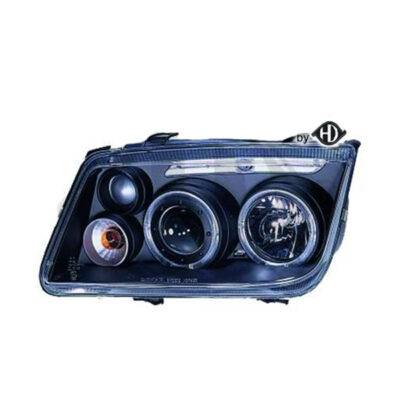 ALL IN POINT Φανάρια Μπροστινά Angel Eyes VW BORA 09.98+  Μαύρα - AIN-144746 LEFKELIS.GR