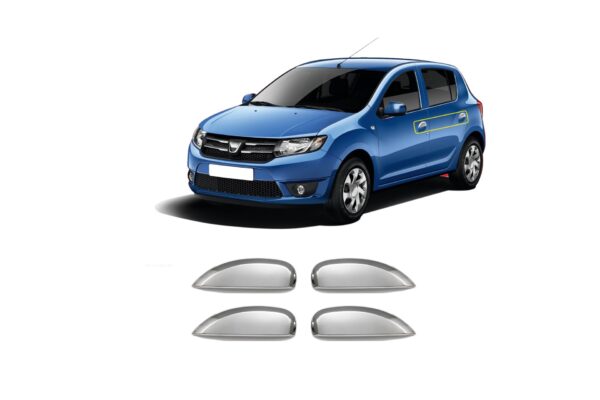 ALL IN POINT ΧΕΡΟΥΛΙΑ ΠΟΡΤΑΣ ΓΙΑ DACIA SANDERO 2 4D 2013+ ΧΡΩΜΙΟ ΜΕΤΑΛΛΙΚΑ 4ΤΕΜ - AIN-169324 iluma.GR