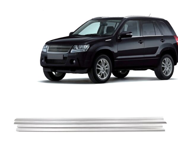 ALL IN POINT TRIM ΠΑΡΑΘΥΡΩΝ ΑΝΟΞΕΙΔΩΤΟ ΑΤΣΑΛΙ ΧΡΩΜΙΟ ΓΙΑ SUZUKI GRAND VITARA SUV S-DIZAYN - 4ΤΕΜ - AIN-171206 LEFKELIS.GR