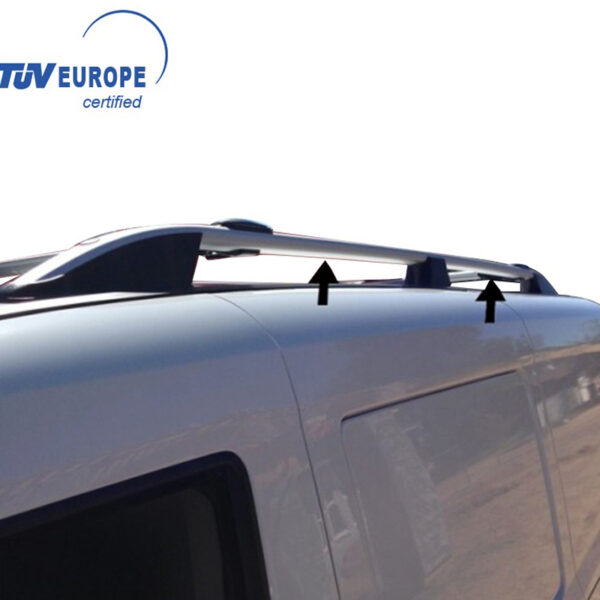 ALL IN POINT ΜΠΑΡΕΣ ΟΡΟΦΗΣ ΓΙΑ FIAT DOBLO 2010-2022 / OPEL COMBO 2010-2018 ΠΑΡΑΛΛΗΛΕΣ ΑΛΟΥΜΙΝΙΟΥ L2 ΑΣΗΜΙ (ΜΟΝΟ ΔΙΑΚΟΣΜΗΤΙΚΕΣ) - AIN-159705 LEFKELIS.GR