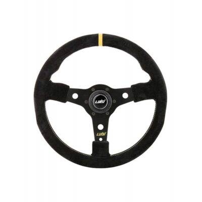 ALL IN POINT ΤΙΜΟΝΙ RACING CORSA 350mm ΤΡΙΑΚΤΙΝΟ ΣΟΥΕΤ ΜΑΥΡΟ LUISI - AIN-144059 LEFKELIS.GR
