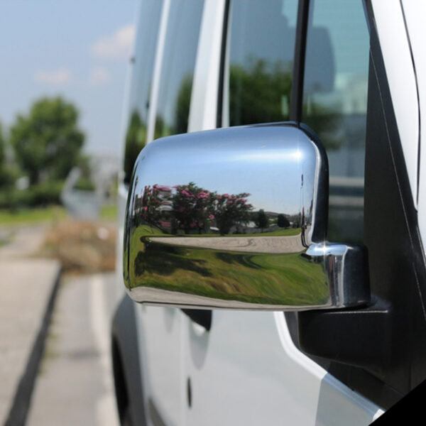 ΚΑΠΑΚΙΑ ΚΑΘΡΕΠΤΩΝ ΓΙΑ FORD TRANSIT CONNECT MVN 2009-2014 ΧΡΩΜΙΟΥ 2 ΤΕΜ. ΠΛΑΣΤΙΚΑ - Image 2