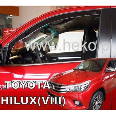 ALL IN POINT ΑΝΕΜΟΘΡΑΥΣΤΕΣ ΓΙΑ TOYOTA HILUX 4D 2016+ ΖΕΥΓΑΡΙ ΑΠΟ ΕΥΚΑΜΠΤΟ ΦΙΜΕ ΠΛΑΣΤΙΚΟ HEKO - 2 ΤΕΜ. - AIN-160997 LEFKELIS.GR