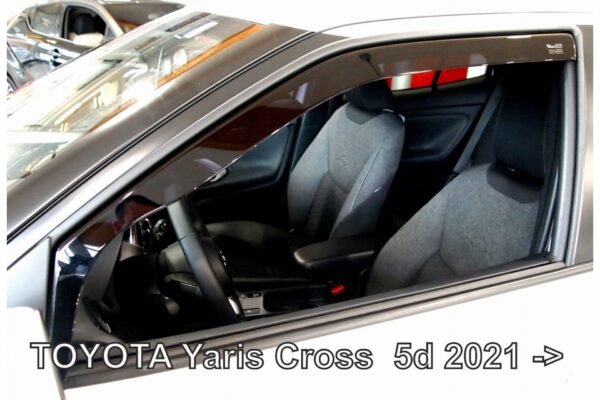 ALL IN POINT ΑΝΕΜΟΘΡΑΥΣΤΕΣ ΓΙΑ TOYOTA YARIS CROSS 5D 2021+ ΖΕΥΓΑΡΙ ΑΠΟ ΕΥΚΑΜΠΤΟ ΦΙΜΕ ΠΛΑΣΤΙΚΟ HEKO - 2 ΤΕΜ. - AIN-170326 iluma.GR