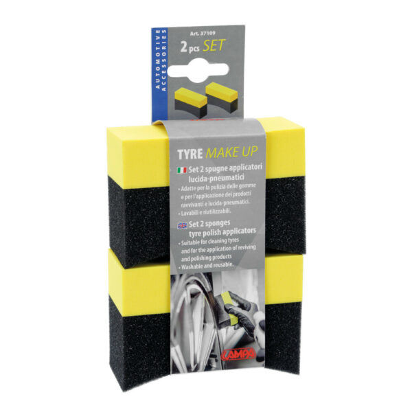 ΣΦΟΥΓΓΑΡΙ ΓΥΑΛΙΣΜΑΤΟΣ ΕΛΑΣΤΙΚΩΝ TYRE MAKE-UP 95x65x40mm 2ΤΕΜ. - Image 2