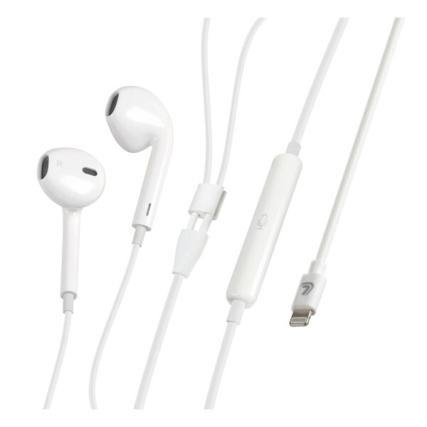 ALL IN POINT ΑΚΟΥΣΤΙΚΑ BLUETOOTH ΜΕ ΜΙΚΡΟΦΩΝΟ ΚΑΙ ΚΑΛΩΔΙΟ 120cm ΓΙΑ APPLE (8PIN) ΛΕΥΚΑ LAMPA - 1 TEM. - AIN-170570 LEFKELIS.GR