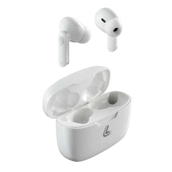 ΑΚΟΥΣΤΙΚΑ ΑΣΥΡΜΑΤΑ BLUETOOTH ΜΕ ΘΗΚΗ +ΚΑΛΩΔΙΟ ΦΟΡΤΙΣΗΣ USB(ΜΟΥΣΙΚΗ/ΚΛΗΣΕΙΣ/ΜΙΚΡΟΦΩΝΟ) ΛΕΥΚΑ SION 5.0 LAMPA - 1 TEM. - Image 2