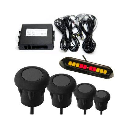ALL IN POINT ΣΥΣΤΗΜΑ ΠΑΡΚΑΡΙΣΜΑΤΟΣ 12V ΜΕ 4 ΑΙΣΘΗΤΗΡΕΣ ΓΙΑ ΜΕΤΑΛΛΙΚΟΥΣ ΠΡΟΦΥΛΑΚΤΗΡΕΣ ΠΙΣΩ ΣΕ ΜΑΥΡΟ ΧΡΩΜΑ ΜΕ ΟΘΟΝΗ & BUZZER DGA - 1 σετ. - AIN-183025 LEFKELIS.GR