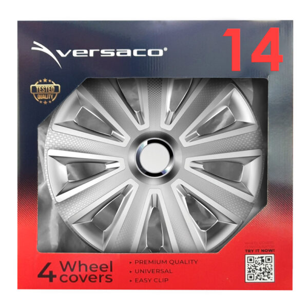 ΤΑΣΙΑ 14" AVIATOR CARBON RC ΑΣΗΜΙ ΣΕΤ ΣΕ ΚΟΥΤΙ ΑΜΙΟ- 4 ΤΕΜ - Image 2