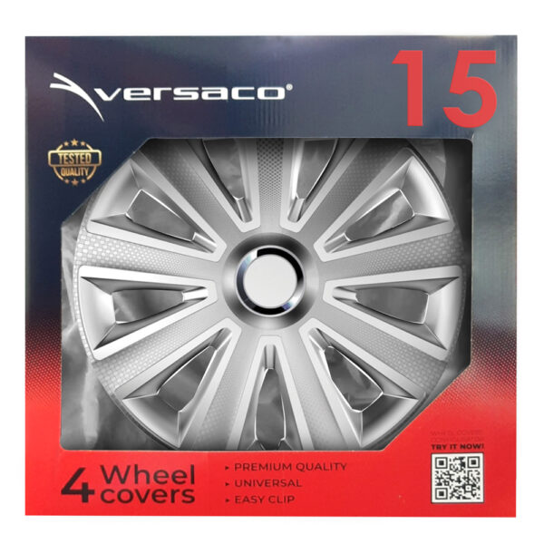 ΤΑΣΙΑ 15" AVIATOR CARBON RC ΑΣΗΜΙ ΣΕΤ ΣΕ ΚΟΥΤΙ ΑΜΙΟ- 4 ΤΕΜ - Image 2