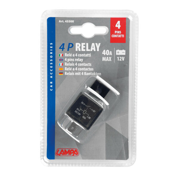 ΔΙΕΘΝΕΣ ΡΕΛΕ 4 ΕΠΑΦΩΝ 40Α 12V - Image 2