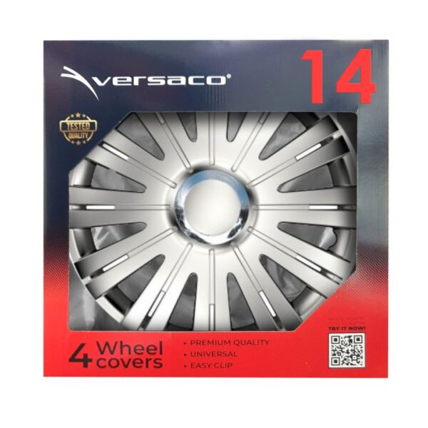 ΤΑΣΙ 14" HUBCAP RC ACTIVE ΑΣΗΜΙ - ΣΕΤ 4ΤΕΜ ΣΕ ΚΟΥΤΙ ΑΜΙΟ - Image 2
