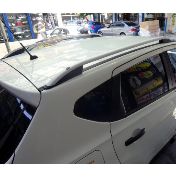 ΜΠΑΡΕΣ ΟΡΟΦΗΣ ΓΙΑ NISSAN QASHQAI 2007-2014 ΠΑΡΑΛΛΗΛΕΣ ΑΛΟΥΜΙΝΙΟΥ SP ΑΣΗΜΙ - Image 2
