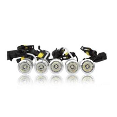 ALL IN POINT Πρόσθετο DAYLINE  Διεθνή 10LED (2  σειρές X5 LED) HP 12V Ασημί χωρίς πλαίσιο - AIN-137464 LEFKELIS.GR