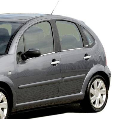ALL IN POINT TRIM ΜΑΡΚΕ ΠΑΡΑΘΥΡΩΝ ΑΥΤΟΚΟΛΛΗΤΑ ΧΡΩΜΙΟΥ ΜΕΤΑΛΛΙΚΑ ΓΙΑ CITROEN C3 5D 2002-2009 4ΤΕΜ. - AIN-144435 LEFKELIS.GR