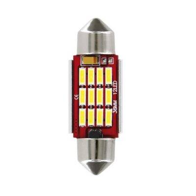 ALL IN POINT ΛΑΜΠΑΚΙ ΠΛΑΦΟΝΙΕΡΑΣ 12V 12x36mm 150lm ΛΕΥΚΟ MEGA-LED12 (ΔΙΠΛΗΣ ΠΟΛΙΚΟΤΗΤΑΣ- CAN-BUS) BLISTER 1ΤΕΜ. - AIN-144374 LEFKELIS.GR