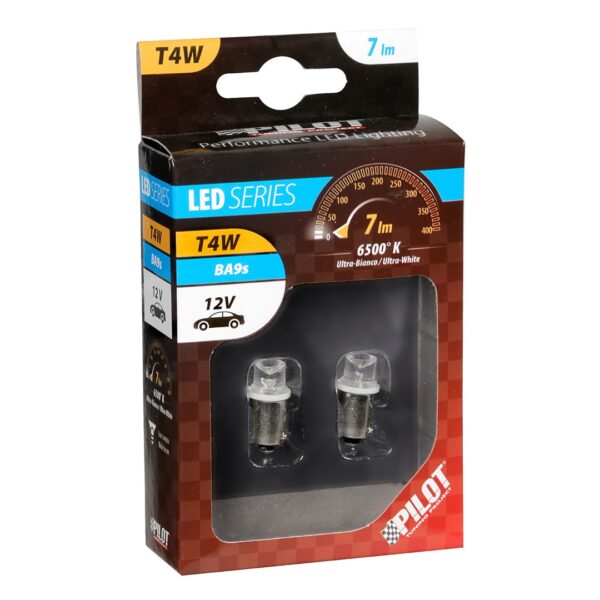 ΛΑΜΠΑΚΙΑ ΜΕ LED 12V T4W BA9s ΔΙΑΘΛΑΣΗΣ - Image 2