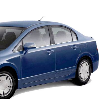 ALL IN POINT TRIM ΜΑΡΚΕ ΠΑΡΑΘΥΡΩΝ ΑΥΤΟΚΟΛΛΗΤΑ ΧΡΩΜΙΟΥ ΓΙΑ HONDA CIVIC 4D 06-12 6ΤΕΜ. - AIN-144484 LEFKELIS.GR