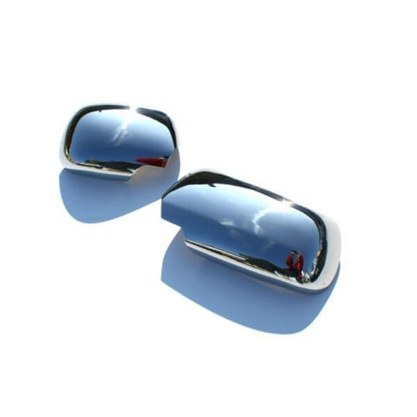 ΚΑΠΑΚΙΑ ΚΑΘΡΕΠΤΩΝ ΓΙΑ SKODA OCTAVIA I (A4) 00-04/SKODA OCTAVIA II (A5) 04-13 ΧΡΩΜΙΟΥ ΑΣΥΜΜΕΤΡΑ ΜΕΤΑΛΛΙΚΑ2 ΤΕΜ - Image 2