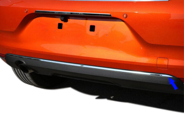 TRIM ΜΑΡΚΕ ΠΟΡΤ ΜΠΑΓΚΑΖ ΧΡΩΜΙΟ ΜΕΤΑΛΛΙΚΟ S-DIZAYN ΓΙΑ RENAULT CLIO HB 2019+ - 1 TEM. - Image 2