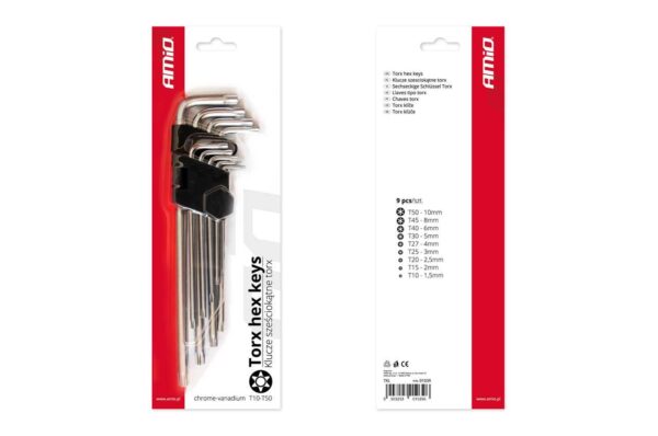 ΑΛΕΝ TORX ΜΑΚΡΥΑ 230mm TKL AMiO - 9 ΤΕΜ. - Image 2