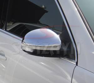ALL IN POINT ΚΑΠΑΚΙΑ ΚΑΘΡΕΠΤΗ ΧΡΩΜΙΟΥ ΜΕΤΑΛΛΙΚΑ ΓΙΑ VW TIGUAN 2007-2015 S-DIZAYN - AIN-181549 LEFKELIS.GR