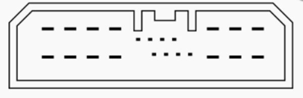 Διακόπτης για HONDA CIVIC 06-10 22 επαφών - Image 2