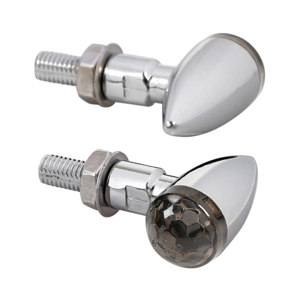 ALL IN POINT ΦΛΑΣ ΜΟΤΟ DROP 12V SMD LED (35x43mm) ΧΡΩΜΙΟ -2 ΤΕΜ. - AIN-160802 LEFKELIS.GR