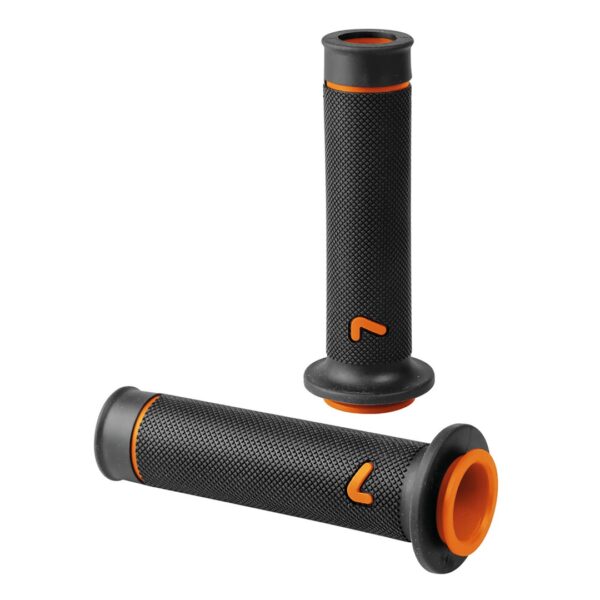 ALL IN POINT ΧΕΙΡΟΛΑΒΕΣ ΤΙΜΟΝΙΟΥ ΜΗΧΑΝΗΣ SPORT-GRIP ΜΑΥΡΟ/ΠΟΡΤΟΚΑΛΙ (22 mm-12cm/25mm-12