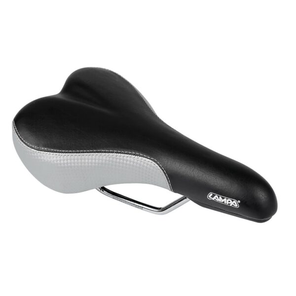 Σέλα ποδηλάτου (265x155mm /320gr) μαύρη/γκρι Sella Dynamic MTB/Racing S-17 Selle/Saddle - Image 2