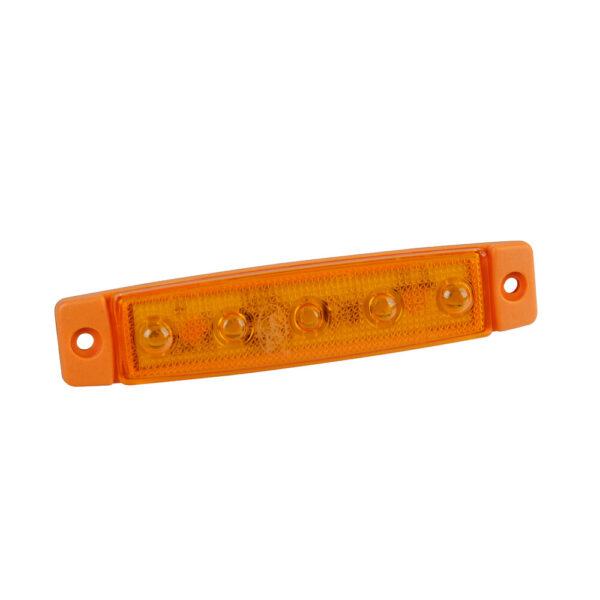 ALL IN POINT ΦΩΣ ΟΓΚΟΥ 12/24V 5xSMD LED ΠΟΡΤΟΚΑΛΙ 96x20mm ΜΕ ΕΓΚΡΙΣΗ ΤΥΠΟΥ R7/R10 LAMPA - 1 TEM. - AIN-176042 LEFKELIS.GR
