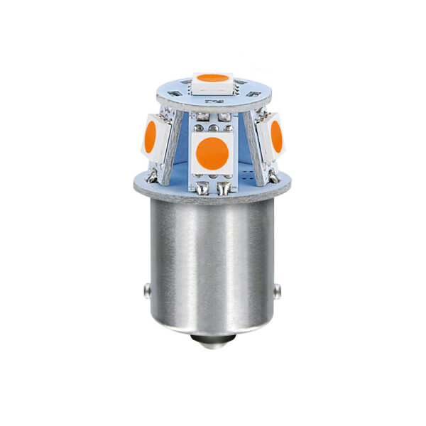 ALL IN POINT R5W BA15s 24/28V 6SMDX1CHIP LED 20lm ΠΟΡΤΟΚΑΛΙ ΚΟΥΤΙ LAMPA - 20 ΤΕΜ. - AIN-173871 LEFKELIS.GR