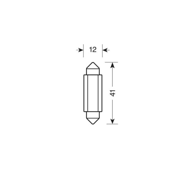5-8 2SMDx1CHIP LED 120lm CAN-BUS 12x41mm ΛΕΥΚΟ ΚΟΥΤΙ LAMPA - 20 ΤΕΜ. - AIN-173881 LEFKELIS.GR