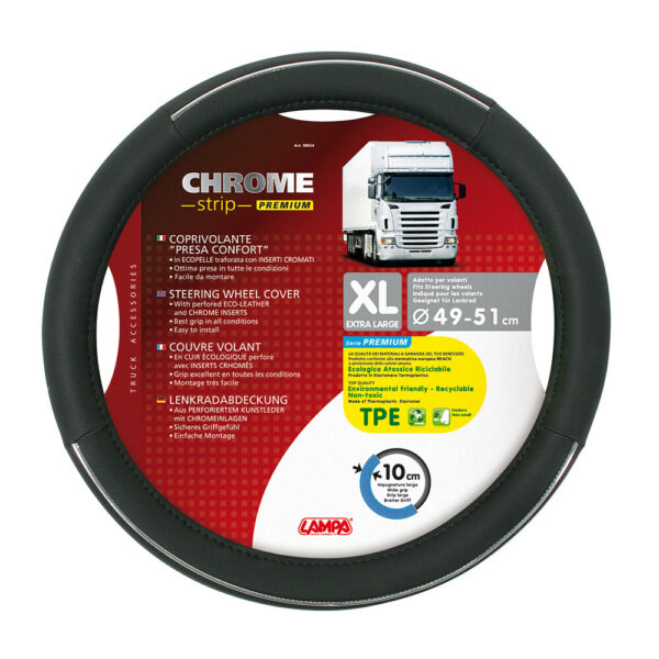 ALL IN POINT ΚΑΛΥΜΜΑ ΤΙΜΟΝΙΟΥ CROME STRIP XL 49-51 - AIN-132183 iluma.GR