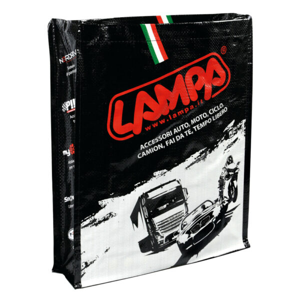 ALL IN POINT ΤΣΑΝΤΑ ΔΙΑΦΗΜΙΣΤΙΚΗ ΠΛΑΣΤΙΚΗ (PP) ΩΜΟΥ LAMPA 300x360x75mm - AIN-168921 LEFKELIS.GR