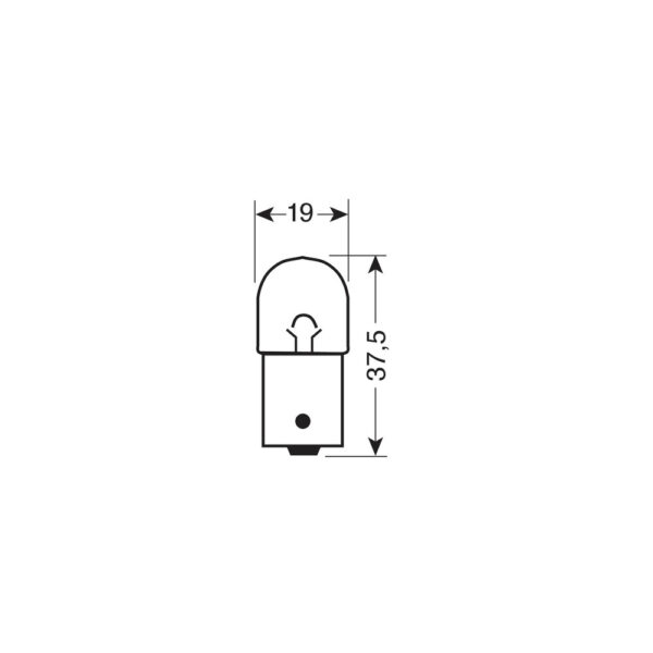 R10W 24V 10W BA15s 2ΤΕΜ. - Image 2