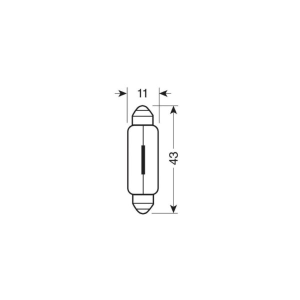 5-8 11x43mm STANDARD ΑΛΟΓΟΝΟΥ LAMPA - 2 ΤΕΜ. - AIN-171260 LEFKELIS.GR