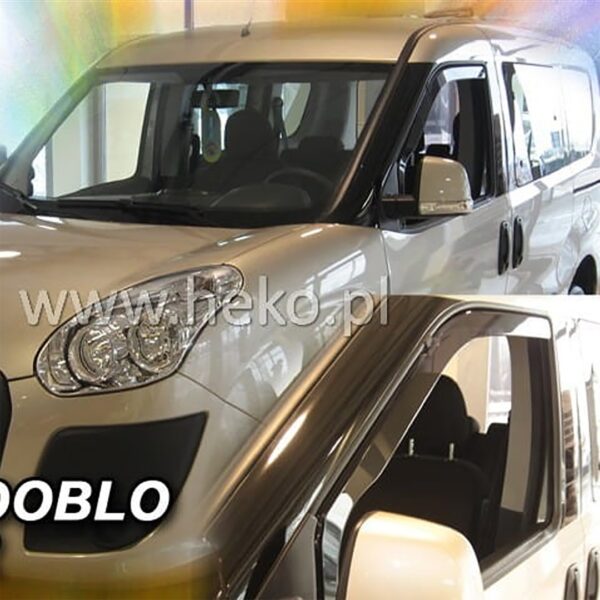 ALL IN POINT ΑΝΕΜΟΘΡΑΥΣΤΕΣ ΓΙΑ FIAT DOBLO 2010-2022 / OPEL COMBO D 2011-2018 ΖΕΥΓΑΡΙ ΑΠΟ ΕΥΚΑΜΠΤΟ ΦΙΜΕ ΠΛΑΣΤΙΚΟ HEKO - 2 ΤΕΜ. - AIN-149347 iluma.GR