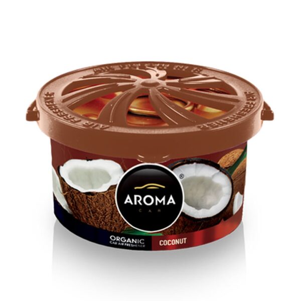 ALL IN POINT ΑΡΩΜΑΤΙΚΟ ΣΕ ΚΟΝΣΕΡΒΑ AROMA ORGANIC - ΚΑΡΥΔΑ (COCONUT) 40gr - 1 ΤΕΜ. - AIN-167765 LEFKELIS.GR