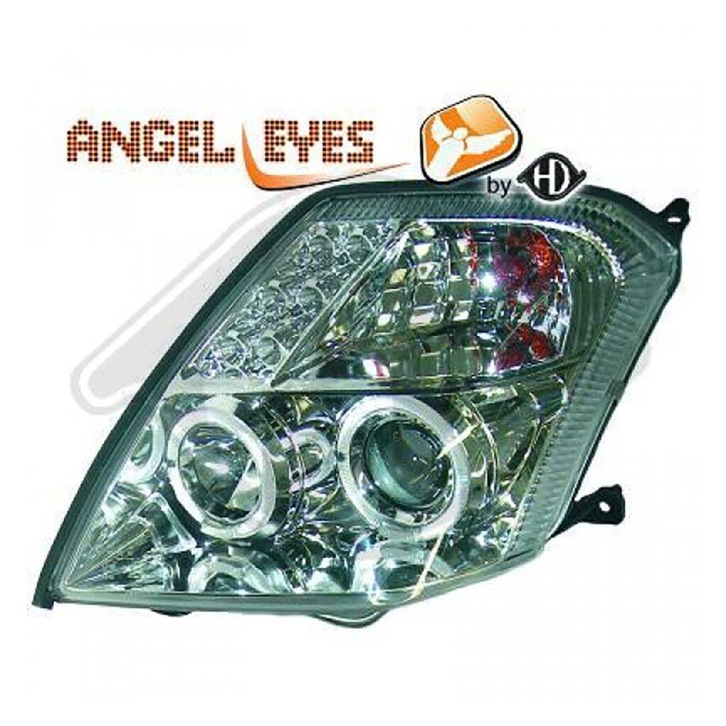 ALL IN POINT ΦΑΝΑΡΙΑ ΓΙΑ CITROEN C2 11/2003+ ANGELEYES CHROME  ΜΠΡΟΣΤΙΝΑ - 2 ΤΕΜ. - AIN-166893 LEFKELIS.GR