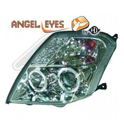 ALL IN POINT ΦΑΝΑΡΙΑ ΓΙΑ CITROEN C2 11/2003+ ANGELEYES CHROME  ΜΠΡΟΣΤΙΝΑ - 2 ΤΕΜ. - AIN-166893 LEFKELIS.GR