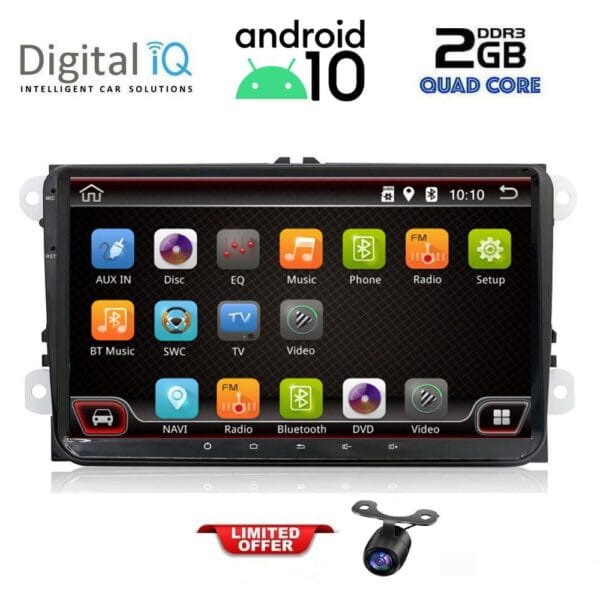 DIGITAL IQ AN 089_GPS (9'' DECK) MULTIMEDIA for VW-SEAT-SKODA mod. 2004-2014 - Image 2