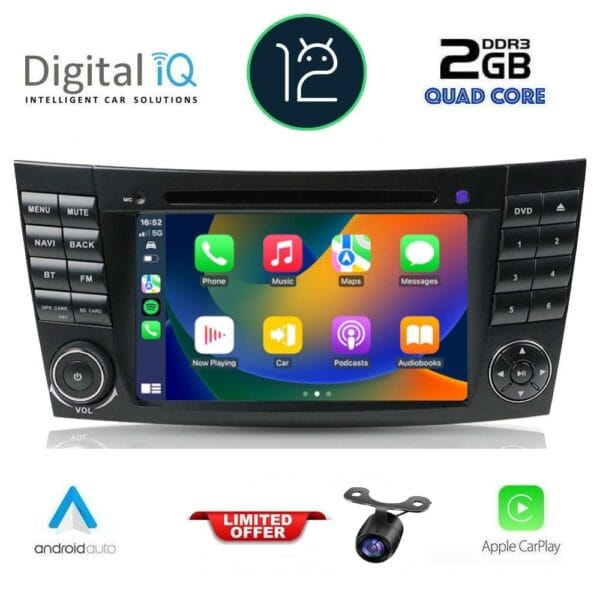 DIGITAL IQ AN 190_CPA (7'' DVD) MULTIMEDIA SYSTEM for MERCEDES E (W211) – CLS (W219) mod. 2003-2009 - Image 2