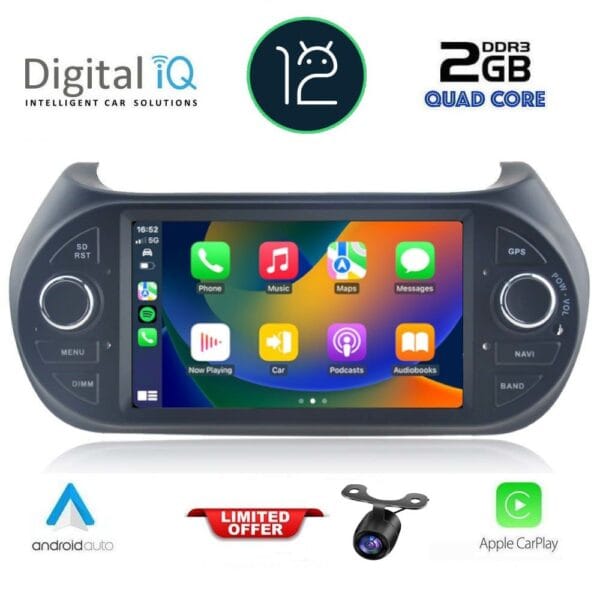 DIGITAL IQ AN 192_CPA (7'' DVD) MULTIMEDIA SYSTEM for CITROEN – FIAT – PEUGEOT mod. 2008-2018 - Image 2