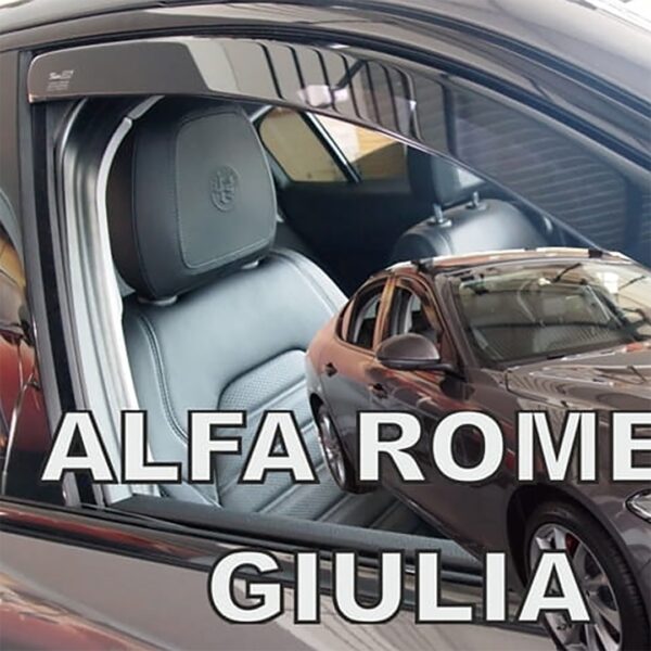 ALL IN POINT ΑΝΕΜΟΘΡΑΥΣΤΕΣ ΓΙΑ ALFA ROMEO GIULIA 4D 2016- ΖΕΥΓΑΡΙ ΑΠΟ ΕΥΚΑΜΠΤΟ ΦΙΜΕ ΠΛΑΣΤΙΚΟ HEKO - 2 ΤΕΜ. - AIN-149951 iluma.GR